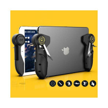 Mobiele gamecontroller PUBG voor iPad en tablet, joystick met zes vingers, richtknop (L1R1), shooter