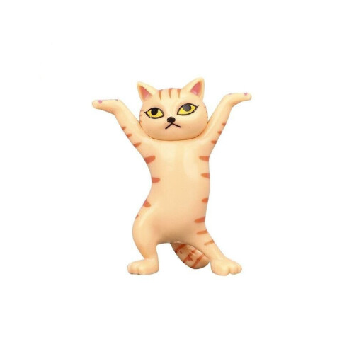 (Orange) Dance Cat Action Figures