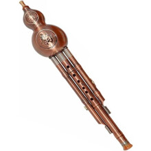 Flauta Hulusi de três tons, resina ABS com banho de cobre, profissional, tecla C