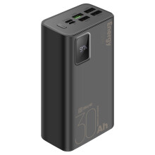 OBAL:ME Powerbank 30000mAh EnergyPulse USB-A/USB-C PD 22,5W Digitaalisella Näytöllä