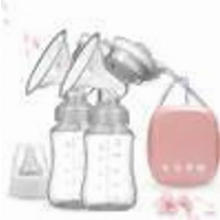 Double Electric Breast Pump, Rechargeable Breastfeeding Pump with 2 Modes and 9 Levels, Pink