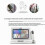 Analisador de pele e couro cabeludo LCD, microscópio digital de 11 polegadas, detetor de folículos e espinhas, branco 7