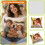 KALLPA Almofada Personalizada com Enchimento, Duas Faces, 45x45 cm 2