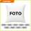 KALLPA Almofada Personalizada com Enchimento, Duas Faces, 45x45 cm 5