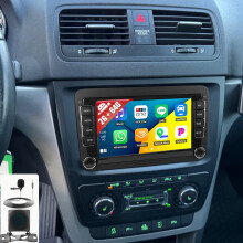 7" 2+64GB For Skoda Yeti 2009-2015 Android 15 CarPlay Car Stereo Radio Navi Cam