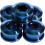 Insight Alloy Chain Ring Bolts 6.5MM Blue 1