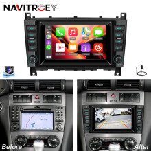 DAB CarPlay 7" Car Stereo Radio Android15 GPSBT For Mercedes Benz C-Class W203
