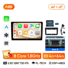 Ainavi Autoradio, 2 Din Multimedia Player, H5 4G 64G Style B, Kabellos für Volkswagen VW Amarok Multivan T5