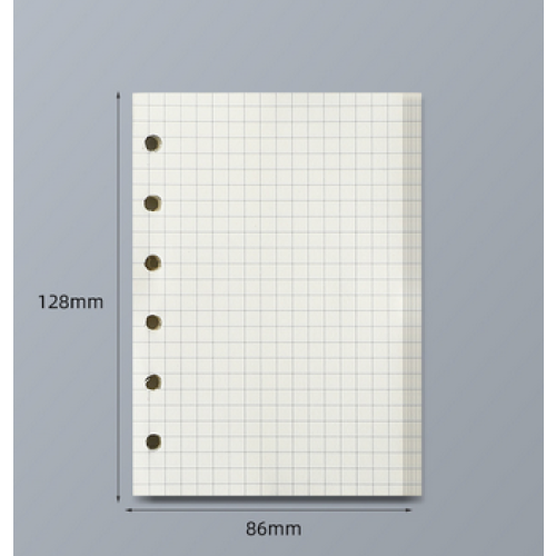 Notizbuch mit 45 Blatt, A7 Format, Liniert, Blanko, Kariert, Spiralbindung