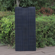 Zonnepaneel 140w, 1140x530mm, semi-flexibel, waterdicht, monokristallijn, voor camper en boot