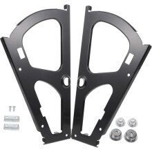 Conjunto de 2 suportes dobráveis para sapateira, preto, para armário