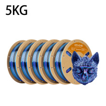 ERYONE 3D-Drucker Filament, PLA Seide, 1,75mm, Spule 2,2LBS, Blau-Violett