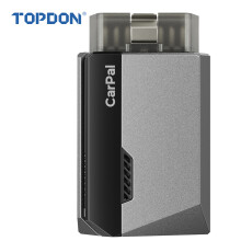 TOPDON CarPal draadloze OBD2 scanner, diagnose voor alle systemen, batterijtest en resetfuncties voor auto