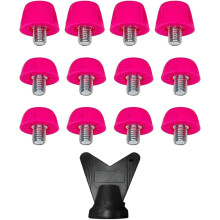 Conjunto de 12 tachas de substituição para botas de futebol e rugby, nylon, rosca M5