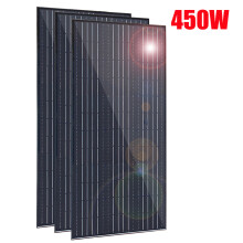 Solarpanel mit Aluminiumrahmen, 450W 3pcs 150W, Photovoltaikpanel für Wohnmobil, Boot und Hausdach