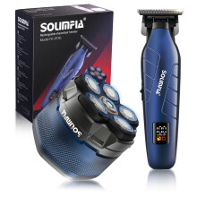 Solimpia Tondeuse à Cheveux et Barbe Électrique, Lame en Acier Inoxydable, Batterie Rechargeable
