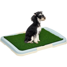 PawHut Inodoro para Cães com Relva Artificial, 63x48,5x6 cm, Multicolor