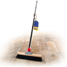 Novaliv escova industrial de 40 cm, com cabo e cerdas sintéticas, para oficina e casa
