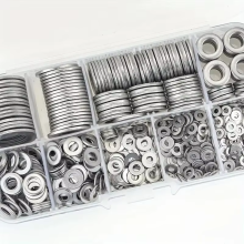 Lot de 360 rondelles plates en acier inoxydable 304 pour décoration et bricolage