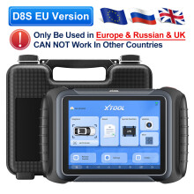XTOOL D8S, automobiel diagnoseapparaat, bidirectionele scanner, ECU codering, sleutelprogrammering, 42+ resetdiensten
