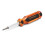 Crescent Crescent 6-in-1 Interchangeable Bit Screwdriver, Red Handle - CS61N 1