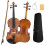 YoungMonic viola acústica de 16.5 polegadas, madeira de abeto e freixo, com acessórios de ébano 1