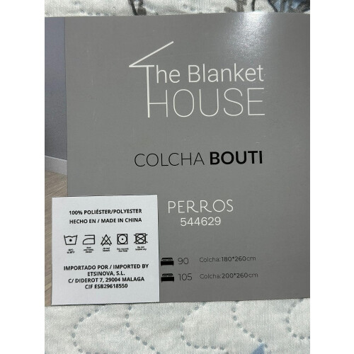 Kimbatex colcha bouti infantil acolchoado termosellado, algodão 100%, piratas e animais, 90 cm 1