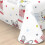 Kimbatex colcha bouti infantil acolchoado termosellado, algodão 100%, piratas e animais, 90 cm 4
