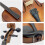 YoungMonic viola acústica de 16.5 polegadas, madeira de abeto e freixo, com acessórios de ébano 3