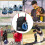 Bolsa de equipamento de beisebol, conjunto de 1, impermeável, poliéster, 21 x 14 x 9 polegadas 5