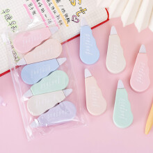 Kawaii Korrekturroller 8er-Set, Kunststoff, für Schule und Büro