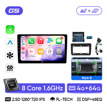 Ainavi Autoradio für VW Amarok Multivan T5, 2 Din Multimedia Player, kabellos, 4 GB RAM, 64 GB Speicher, Style B