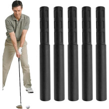 Extensor de taco de golfe, conjunto de 5 unidades, fibra de carbono, preto, para jogadores de golfe