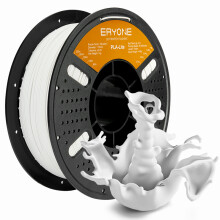 ERYONE 3D-Drucker-Filament, PLA Lite, 1,75 mm, Weiß, 1 kg Spule