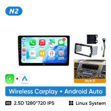 Ainavi Autoradio, 2 Din Multimedia Player, kabelloses Carplay und Android Auto, für VW Amarok und Multivan T5
