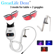 GreatLife professionele tandenbleeklamp, 3 kleuren, LED licht voor tandenbleken