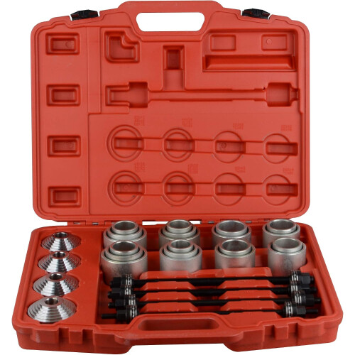 DAYUAN 28Pcs Professional Pull Press Sleeve Kit, Bushes Bushing Bearings Remov install Tool