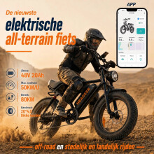 HEADEER Vélo électrique tout terrain, batterie 48V 20Ah, autonomie 80km, pneus larges 20*4.0