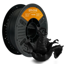 ERYONE 3D-Drucker-Filament PLA Lite, 1,75 mm, 1 kg Spule, schwarz