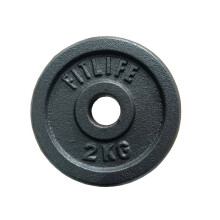 Fonteinschijf - FITLIFE - 2 kg - Fontein - Epoxy staal - Voor krachttraining