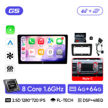 Ainavi Autoradio, 2 Din Multimedia Player, G5 4G 64G Style C, kabellos für VW Amarok Multivan T5