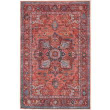 RugVista Georgia, tapete oriental, 120 x 180 cm, vermelho e azul