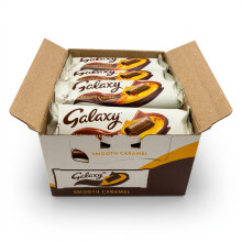 Galaxy Smooth Caramel Bars 24 x 48g Milk Chocolate Pack