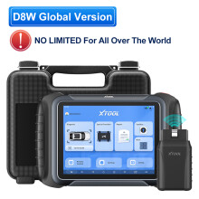 XTOOL D8W, automobiel diagnosetool, 8 inch LCD, WiFi, AI-ondersteuning, voor voertuigonderhoud