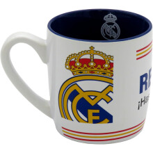 CyP Brands caneca de cerâmica Real Madrid, produto oficial, branco