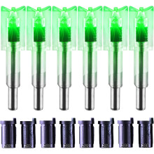 KEAUP conjunto de 6 culatines iluminados para arco, com interruptor e bujões de 0.285 a 0.305 polegadas