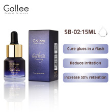 Gollee Agente Fijador Super Bonder de 15 ml para extensiones de pestañas