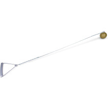 Vinex Martelo de Lançamento em Ferro Fundido, 1,5 kg, Dourado, com Cabo e Empunhadura Certificada WA, para Competição e Treino