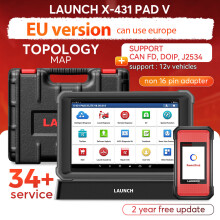 LAUNCH X431 PAD V Elite, professionele diagnose- en ECU-reprogrammatinguith, 10,1 inch scherm, 256 GB