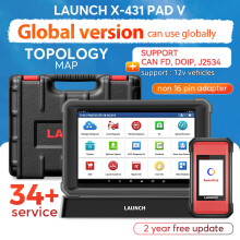LAUNCH X431 PAD V Elite, autodiagnose- en en ECU-reprogrammeringsapparaat, 256GB, voor auto's